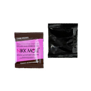 Фарба для брів та вій Dark Brown Nikk Mole 5 мл саше