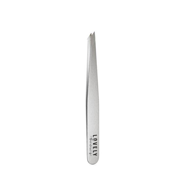 Lovely Brows Eyebrow tweezers oblique (silver)